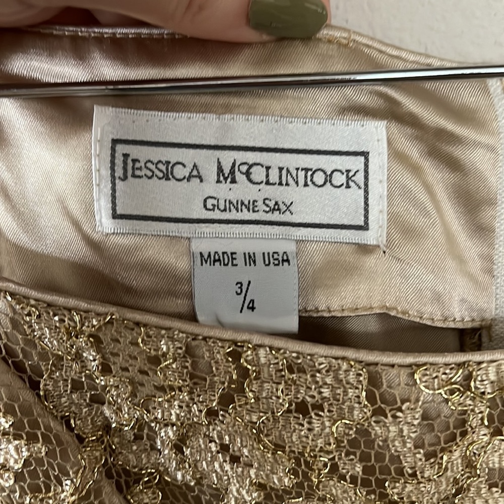 Vintage Jessica McClintock Gunne Sax Dress - Picture 7 of 14